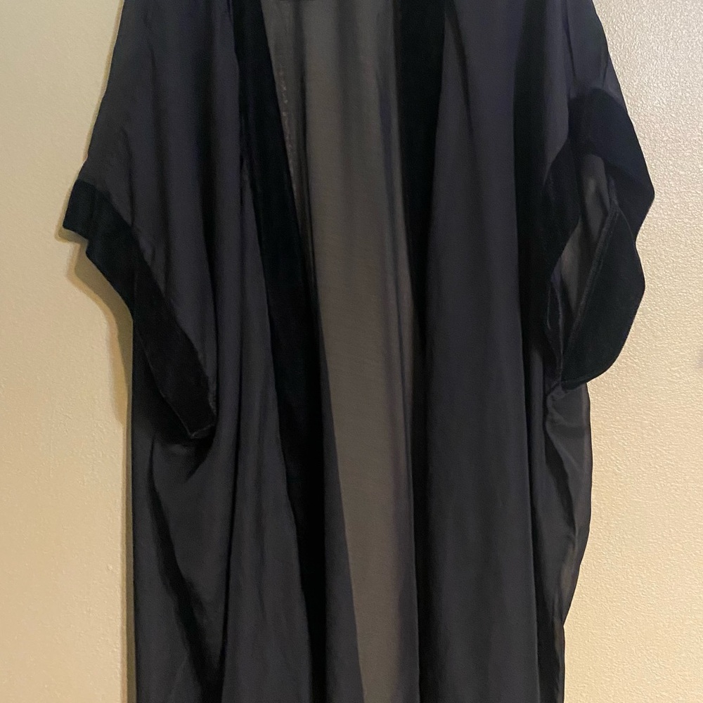 INC International Concepts Black Kimono